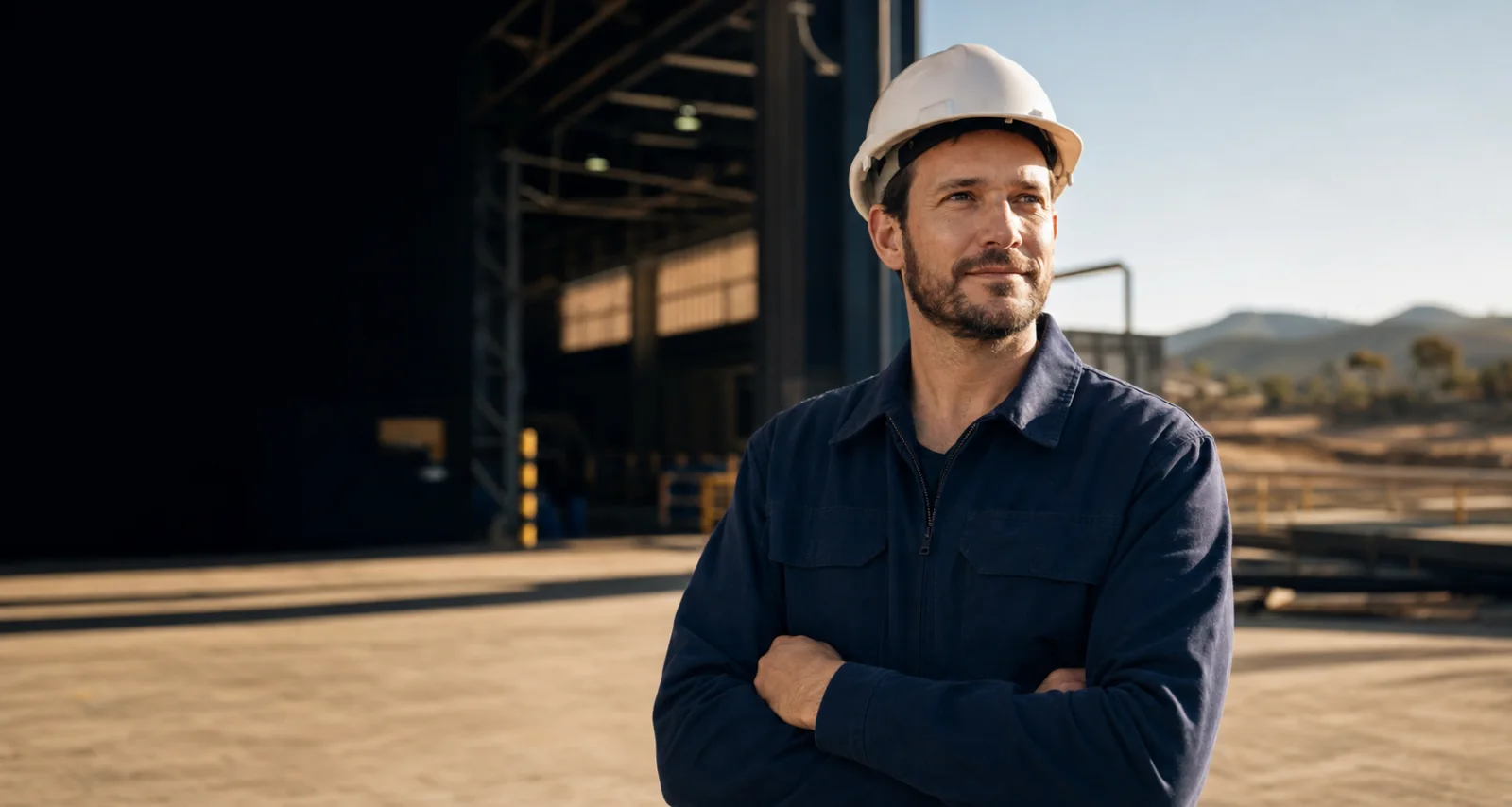 Fictional Australian automation engineer at an industrial site.
